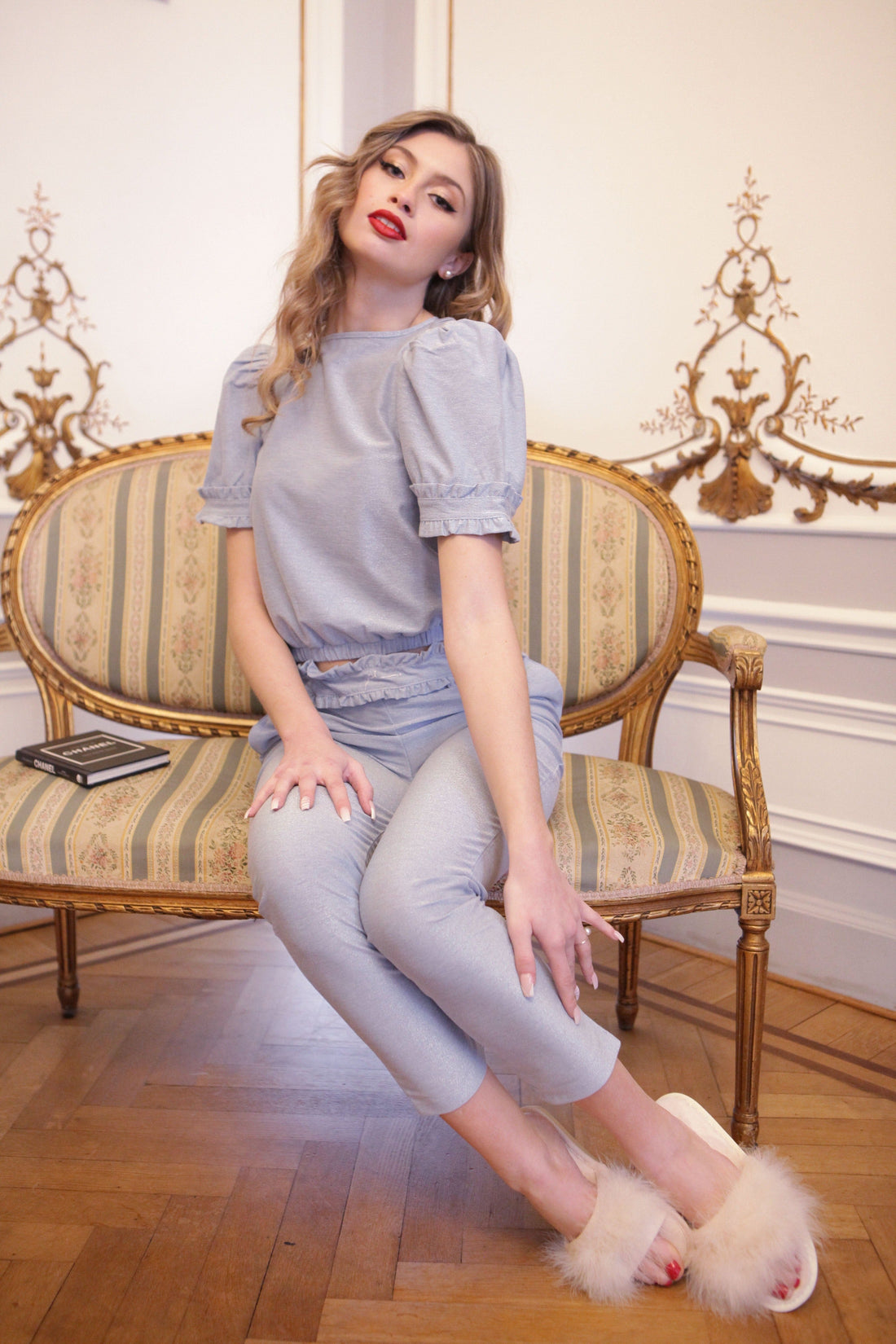 Dona - Ensemble bleu clair pailleté - Pretty Inside